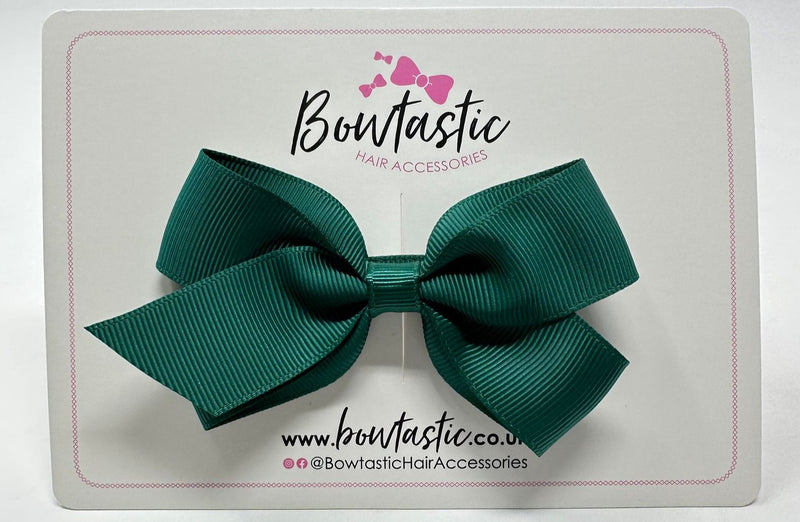 3.5 Inch Flat Bow Style 2 - Hunter Green