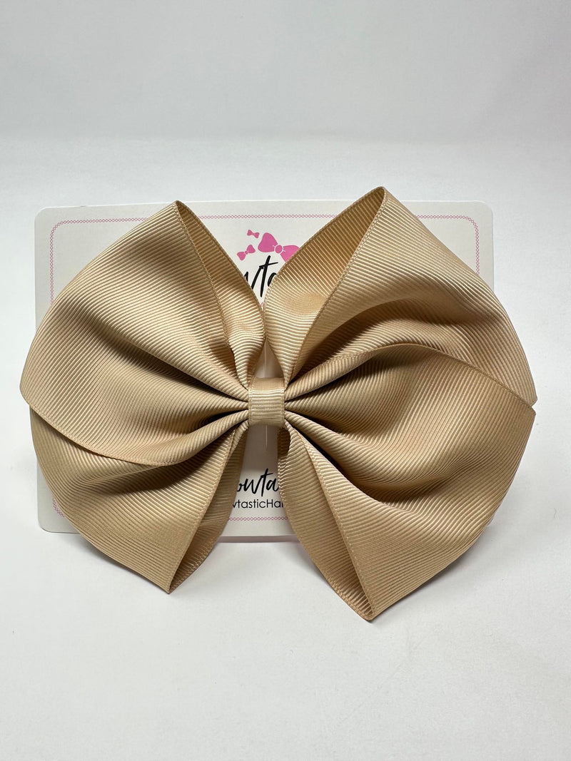 6 Inch Flat Bow - Tan