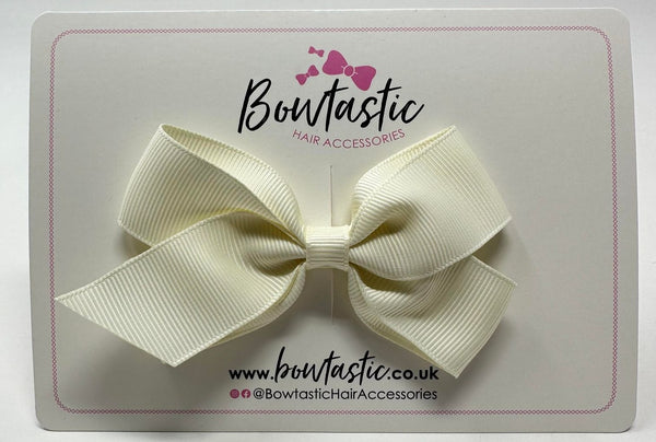 3.5 Inch Flat Bow Style 2 - Antique White