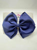 6 Inch Flat Bow - Ink Blue