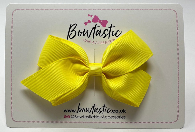 3.5 Inch Flat Bow Style 2 - Lemon