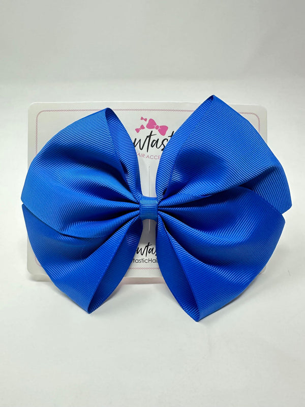 6 Inch Flat Bow - Capri Blue
