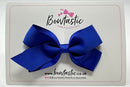 3.5 Inch Flat Bow Style 2 Thin Elastic - Cobalt