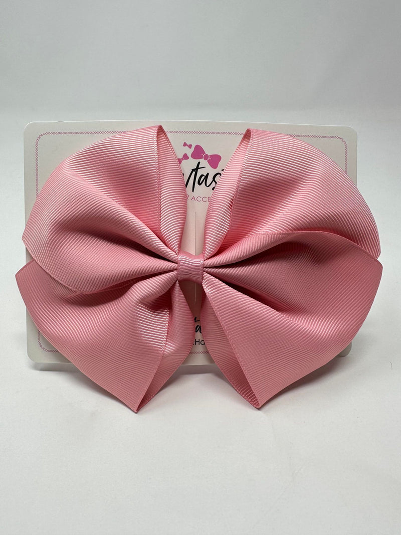 6 Inch Flat Bow - Peony