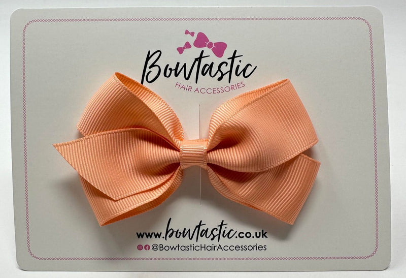 3.5 Inch Flat Bow Style 2 - Peach