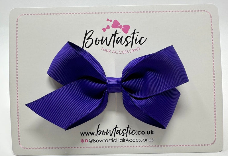 3.5 Inch Flat Bow Style 2 - Regal Purple