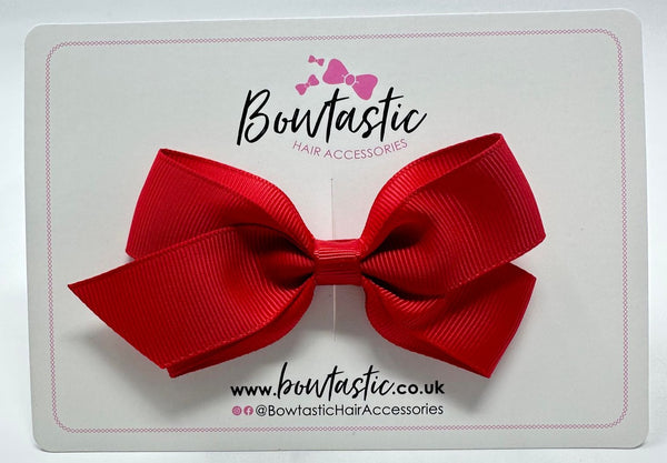 3.5 Inch Flat Bow Style 2 - Red