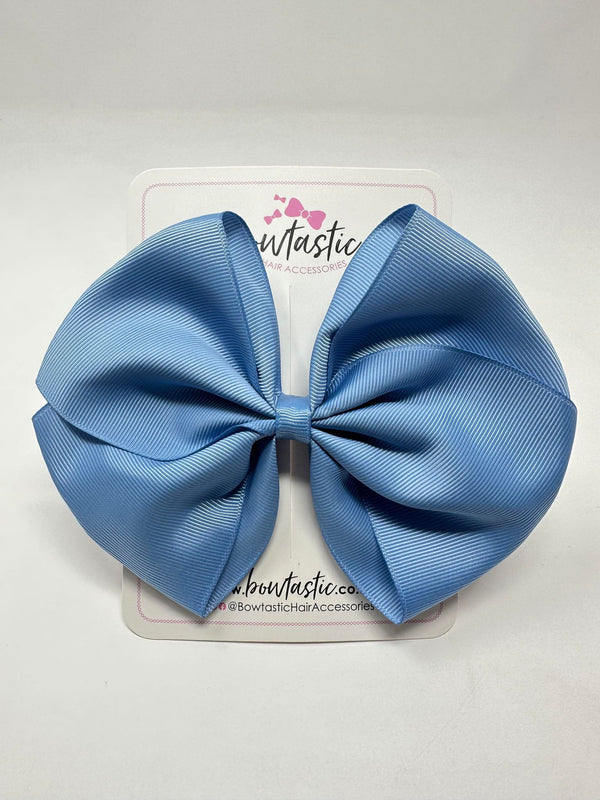 6 Inch Flat Bow - French Blue