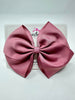 6 Inch Flat Bow - Rosy Mauve
