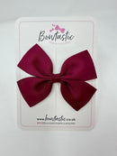 4 Inch Butterfly Bow - Wine