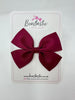 4 Inch Butterfly Bow - Wine