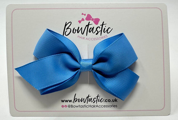 3.5 Inch Flat Bow Style 2 - Porcelain Blue