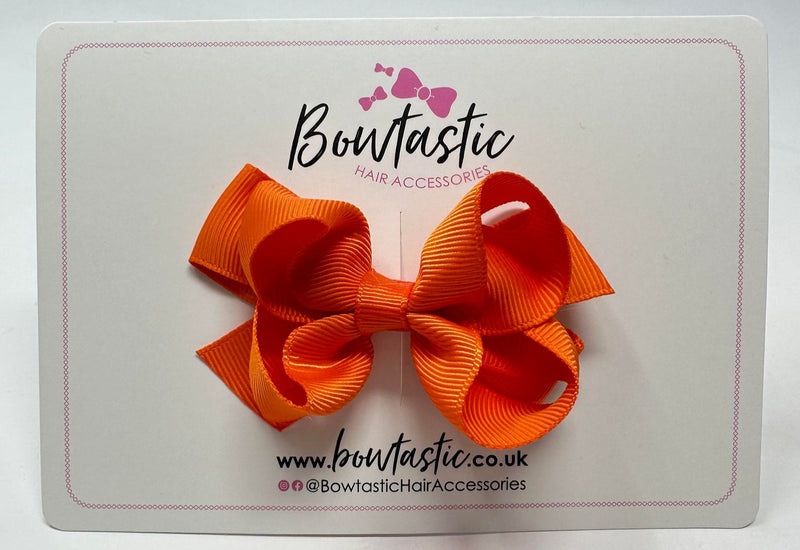 3.25 Inch Double Bow - Russet Orange