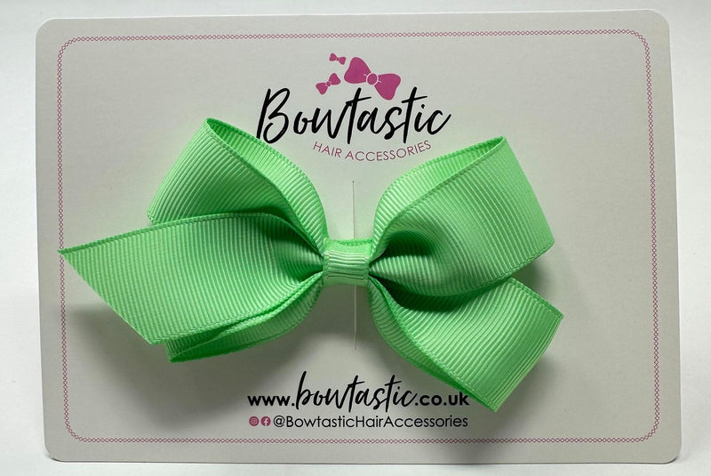 3.5 Inch Flat Bow Style 2 - Mint Green