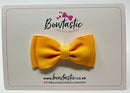 3 Inch Flat Double Bow - Yellow Gold