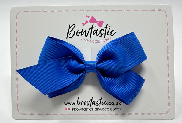 3.5 Inch Flat Bow Style 2 - Royal Blue