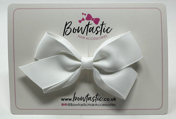 3.5 Inch Flat Bow Style 2 - White