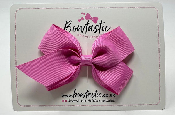 3.5 Inch Flat Bow Style 2 - Rose Bloom