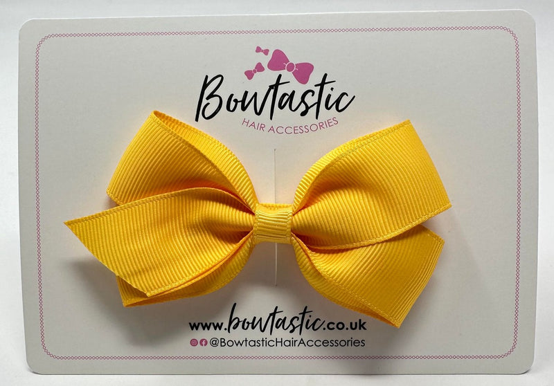 3.5 Inch Flat Bow Style 2 - Yellow Gold