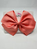 6 Inch Flat Bow - Light Coral