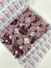 School Gingham Bundle - 3 Inch Bows - Burgundy Gingham - 10 Pack