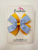 3.5 Inch Butterfly Bow - Yellow Gold & Bluebell