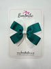 3.5 Inch Butterfly Bow - Jade Green & White
