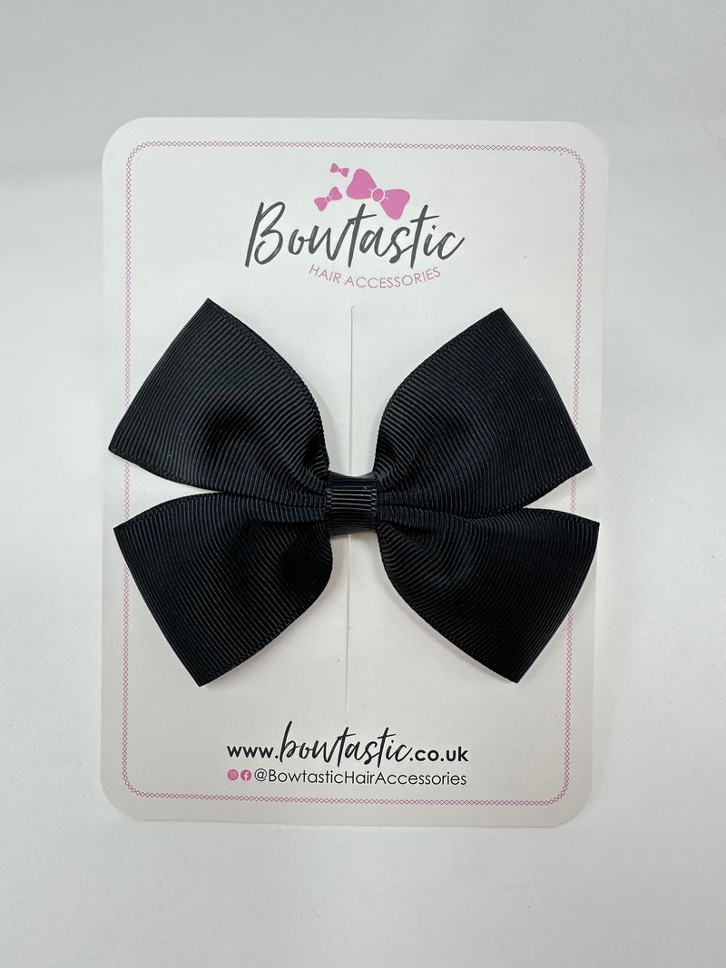 4 Inch Butterfly Bow - Black