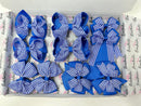 School Bundle - 5 Matching Pairs - Royal Blue Gingham
