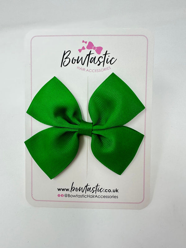 4 Inch Butterfly Bow - Emerald Green