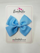 4 Inch Butterfly Bow - Blue Topaz