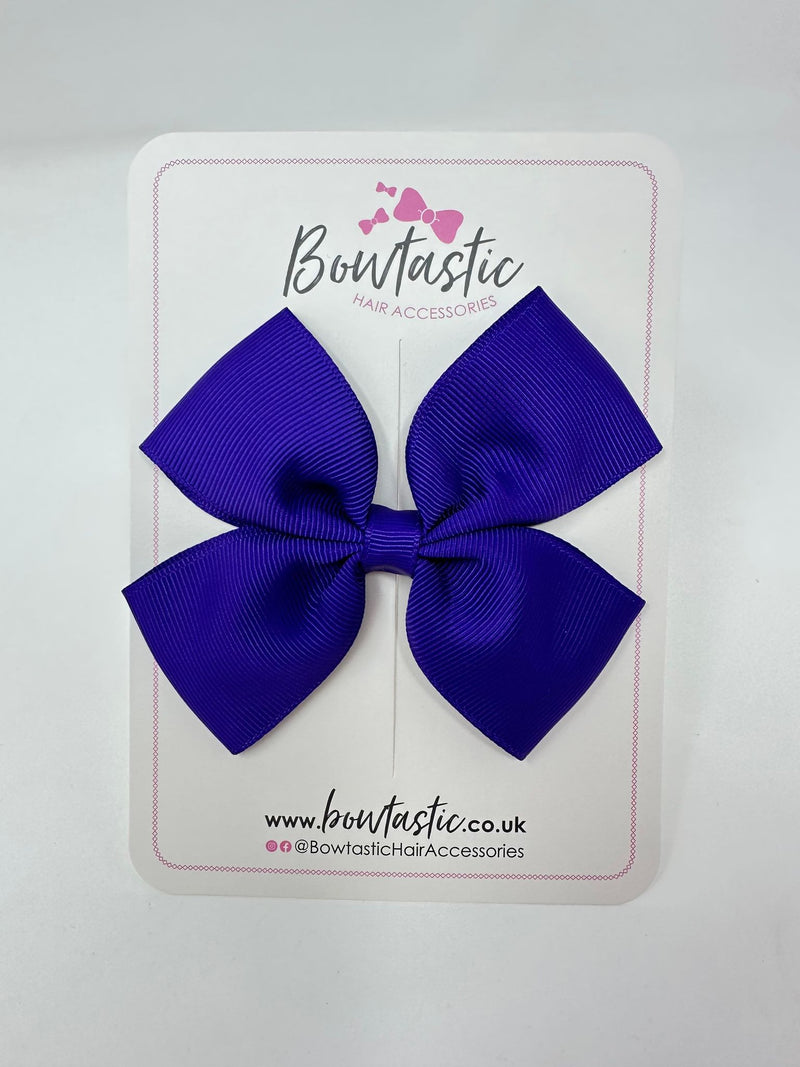 4 Inch Butterfly Bow - Regal Purple