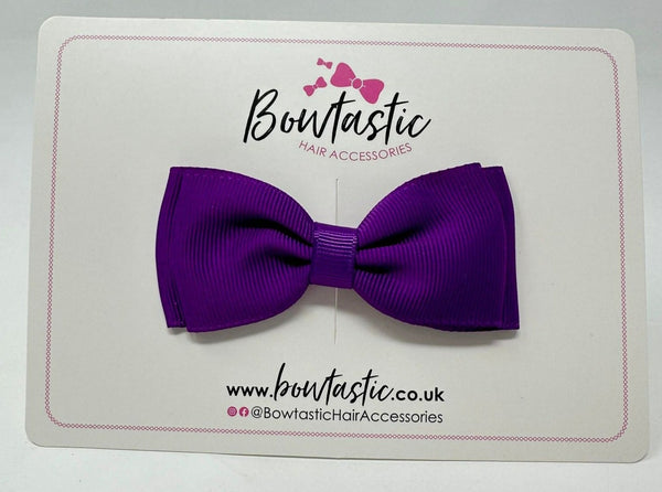 3.25 Inch Double Layer Bow - Ultra Violet