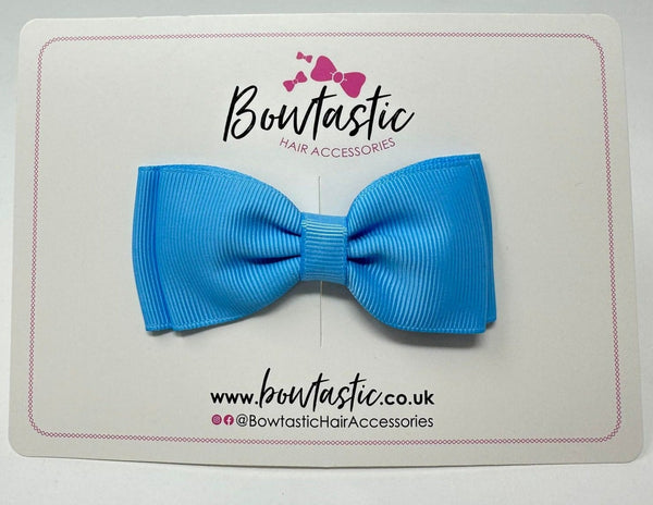 3.25 Inch Double Layer Bow - Blue Mist