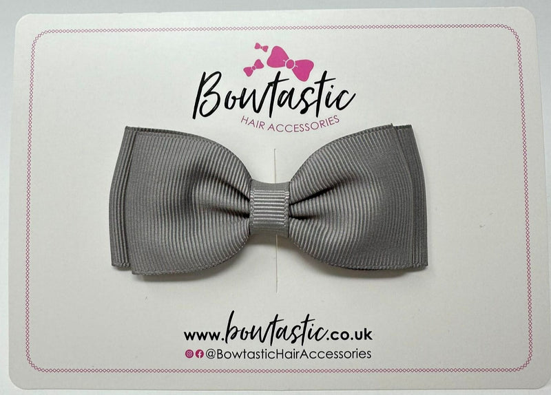 3.25 Inch Double Layer Bow - Silver