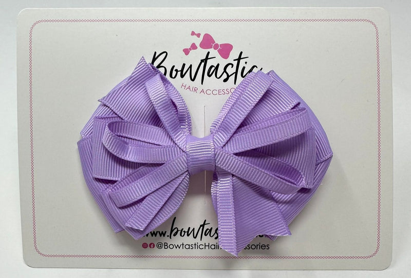 3.5 Inch Loop Bow - Light Orchid