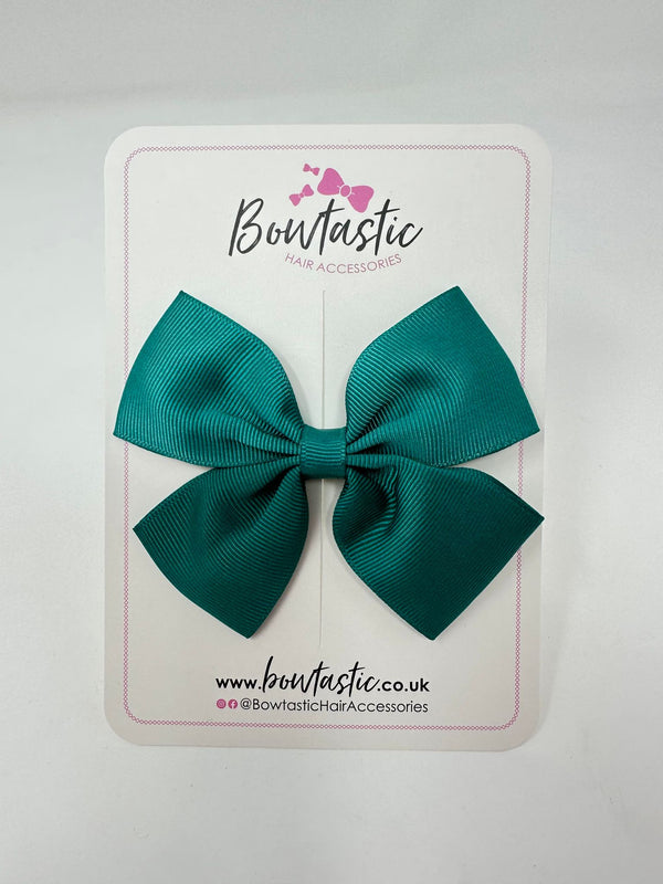 4 Inch Butterfly Bow - Mallard