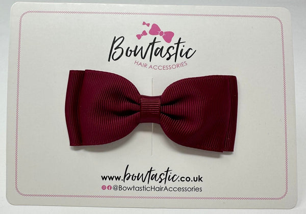 3.25 Inch Double Layer Bow - Wine