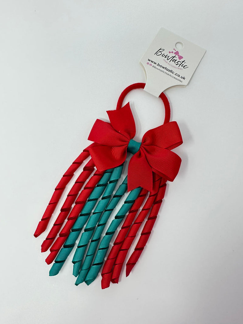 3 Inch Pinwheel Corker Bobble - Jade Green & Red