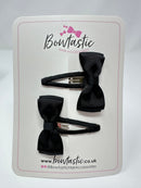 1.75 Inch Snap Clips - Black - 2 Pack