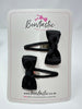 1.75 Inch Snap Clips - Black - 2 Pack