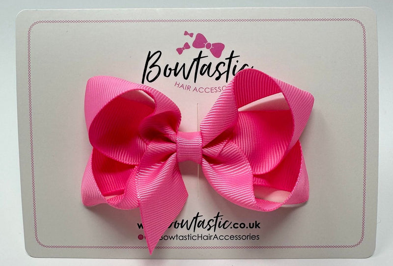 3.5 Inch Bow - Geranium Pink