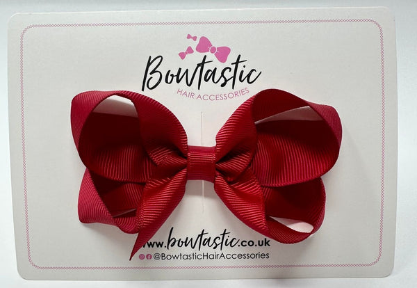 3.5 Inch Bow - Scarlet Red