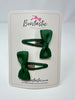 1.75 Inch Snap Clips - Forest Green - 2 Pack