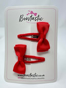 1.75 Inch Snap Clips - Hot Red - 2 Pack