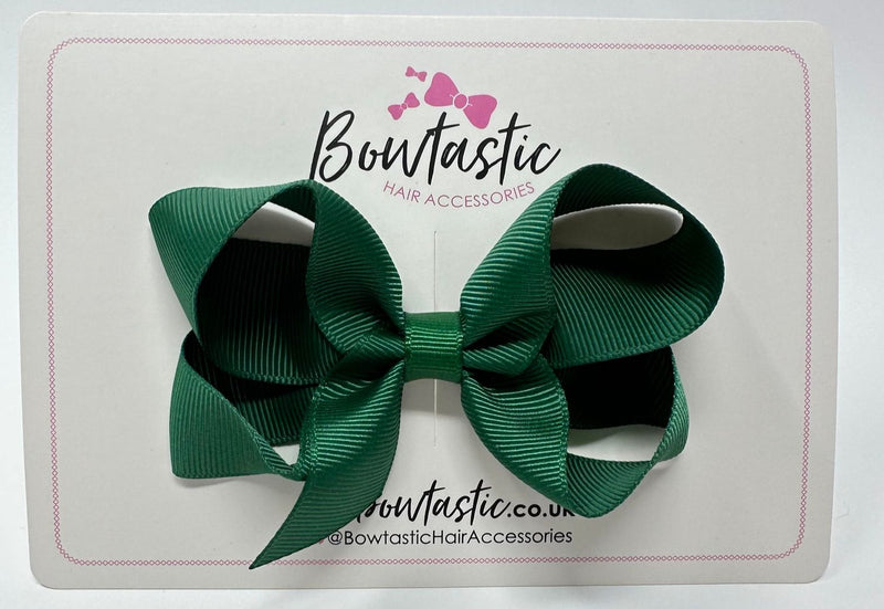 3.5 Inch Bow - Forest Green