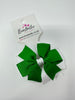 3 Inch Double Pinwheel Thin Elastic - Emerald Green & White