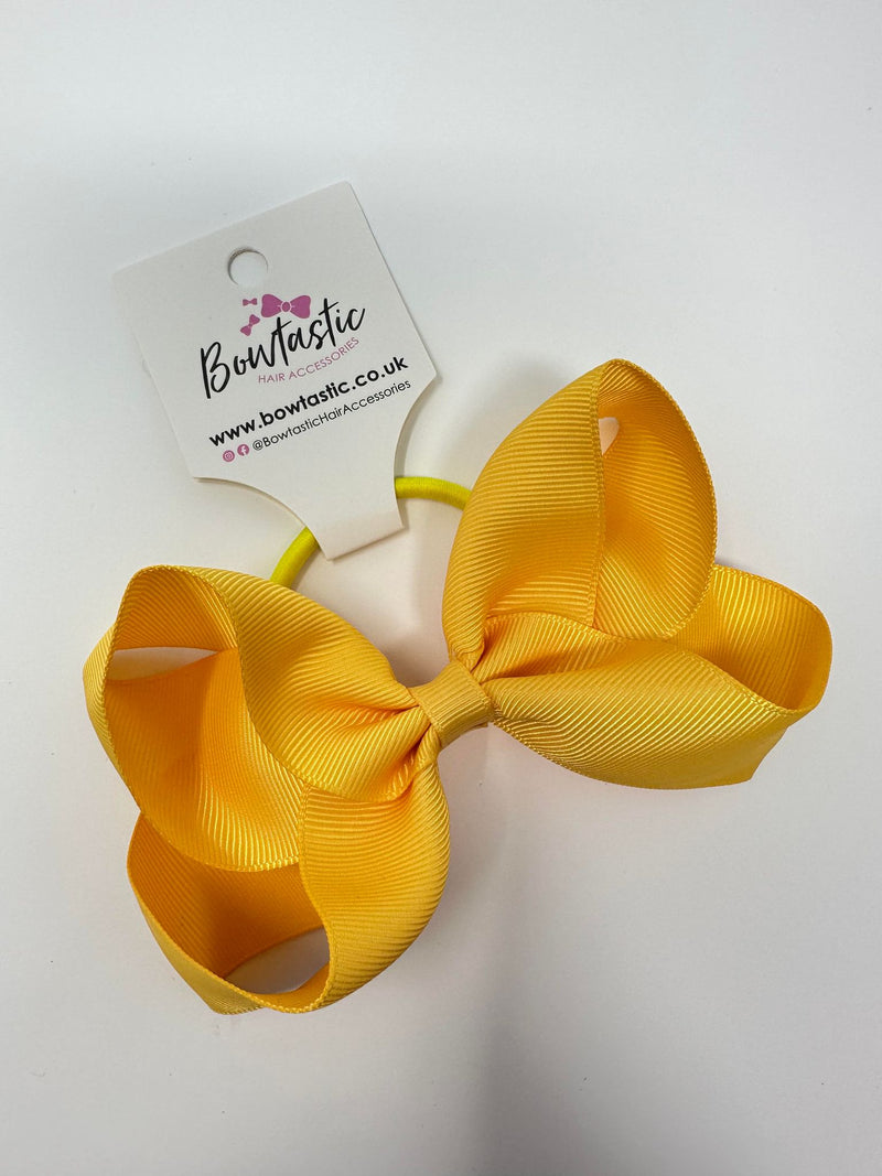 4.5 Inch Bow Bobble - Yellow Gold