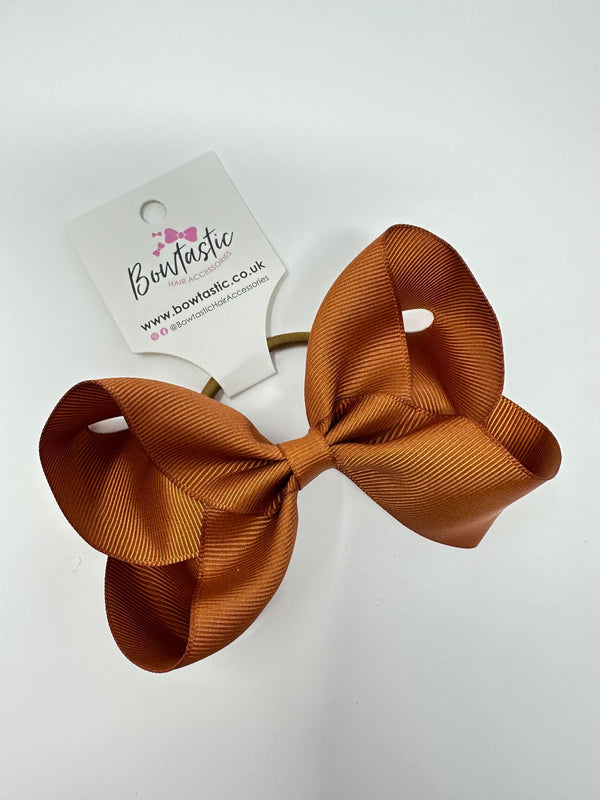 4.5 Inch Bow Bobble - Copper