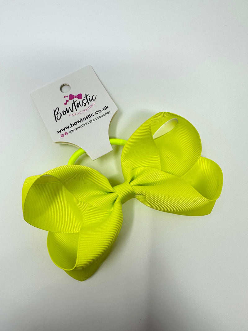 4.5 Inch Bow Bobble - Pineapple